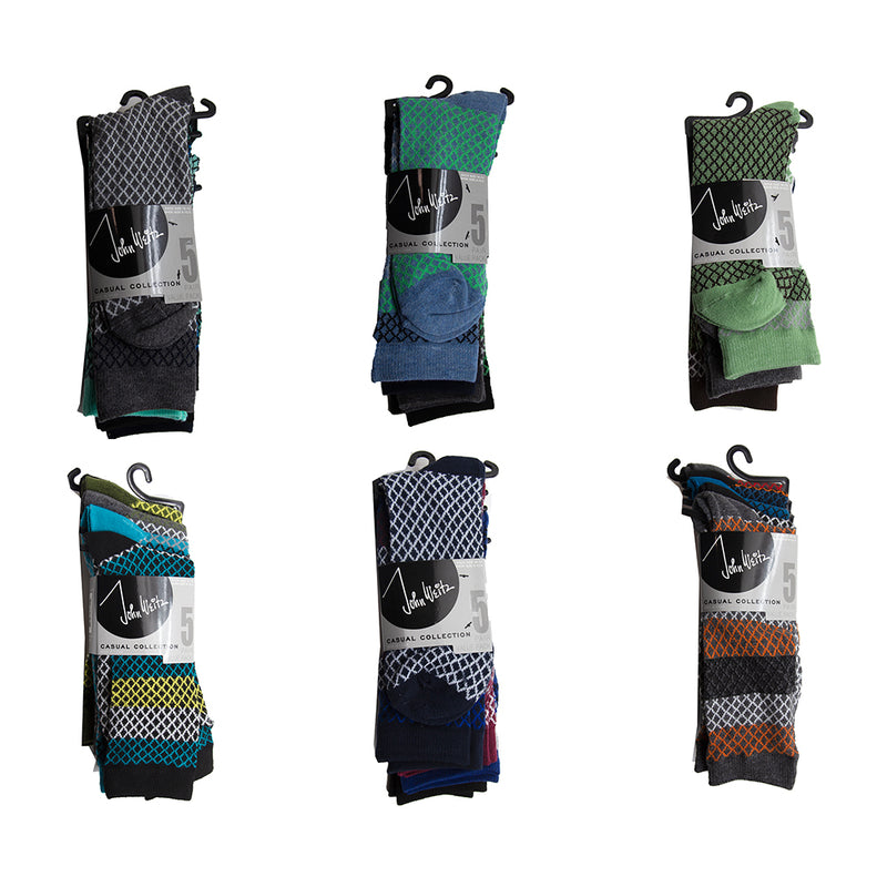 Load image into Gallery viewer, John Weitz  Casual Argyle Socks
