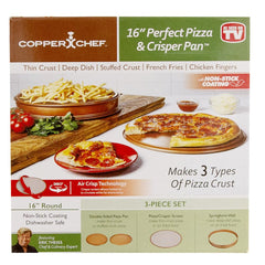 Copper Chef 16" Perfect Pizza & Crisper Pan